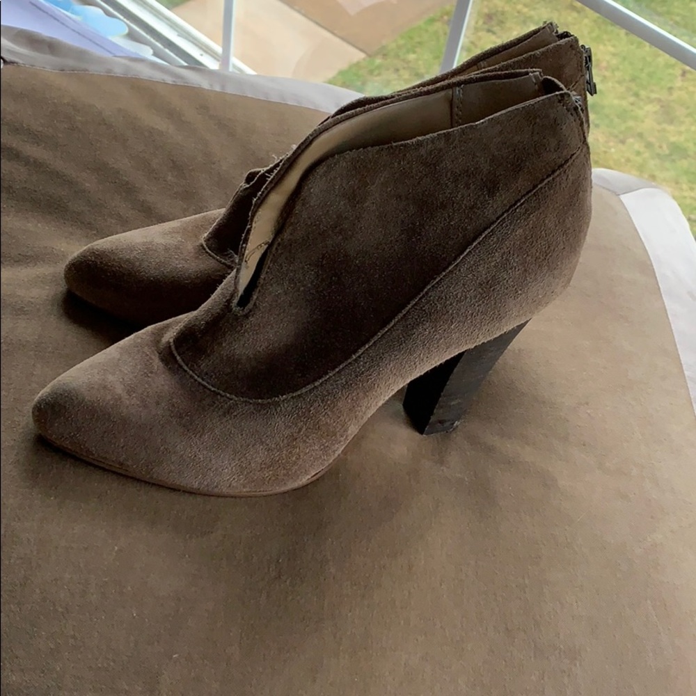 Suede ankle boots